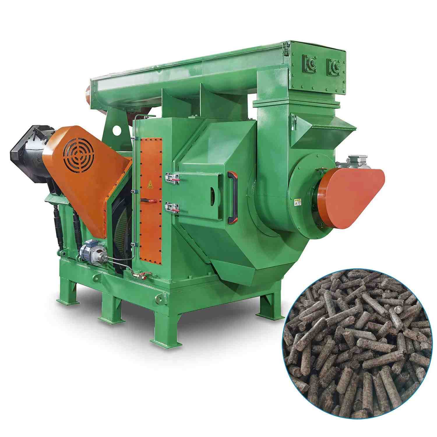 Máquina Industrial de Prensa para Pellets de Madera para Combustible de Biomasa